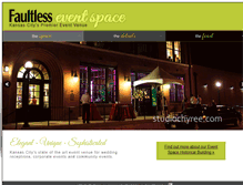 Tablet Screenshot of faultlesseventspace.com